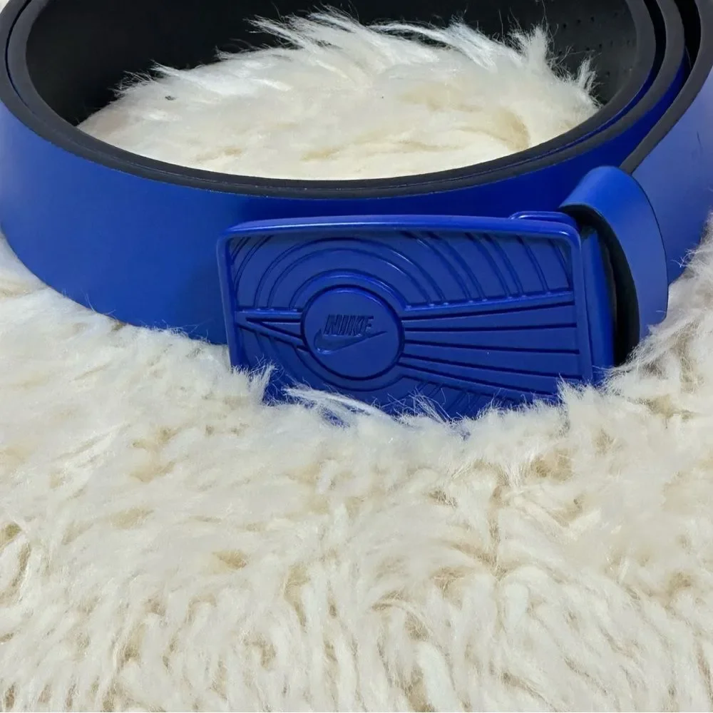 Nike Black Synthetic Leather Belt